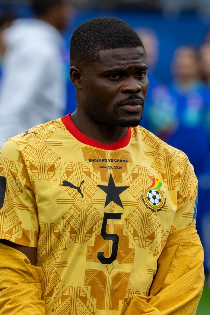 Thomas Partey avec le Ghana face à l’Angleterre au Mondial 2026