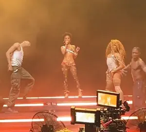 Tyla en concert à Coachella en 2025
