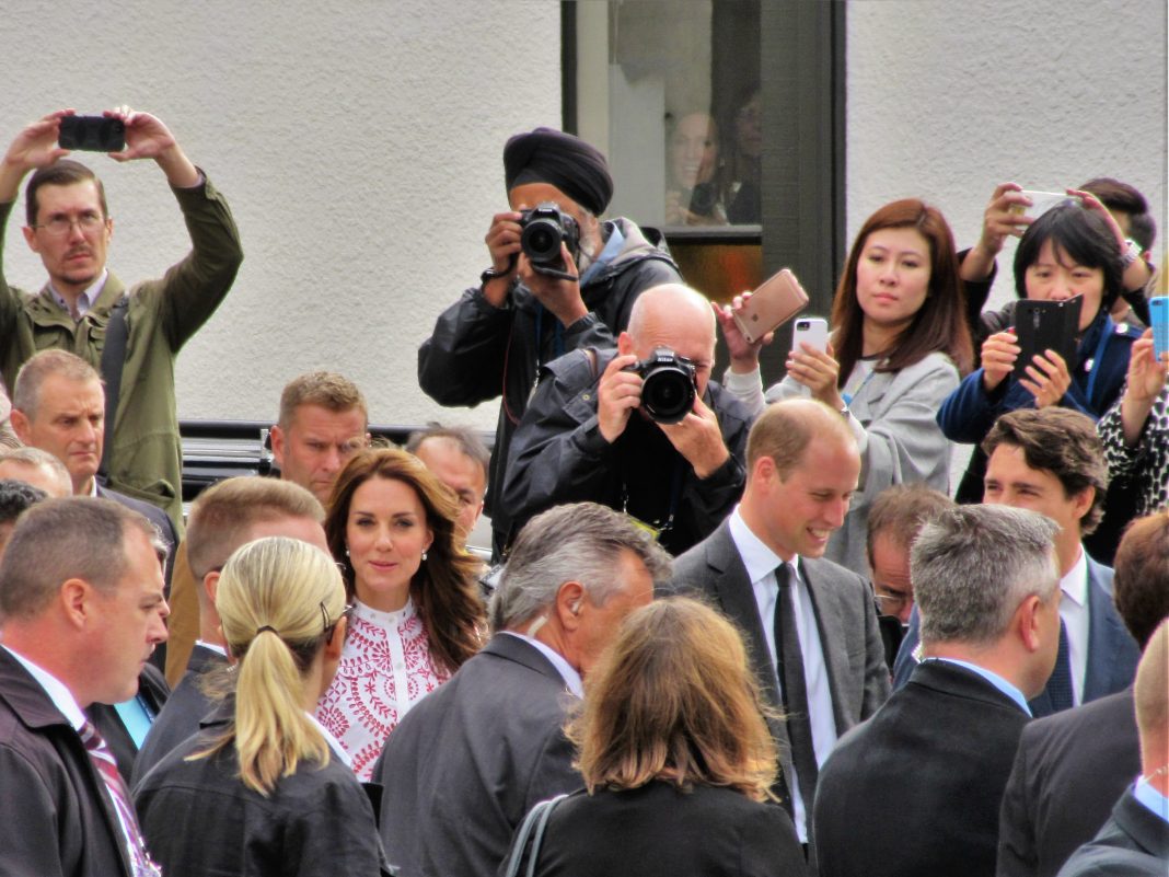 William et Kate, photo d’archive lors d’une visite officielle en 2016