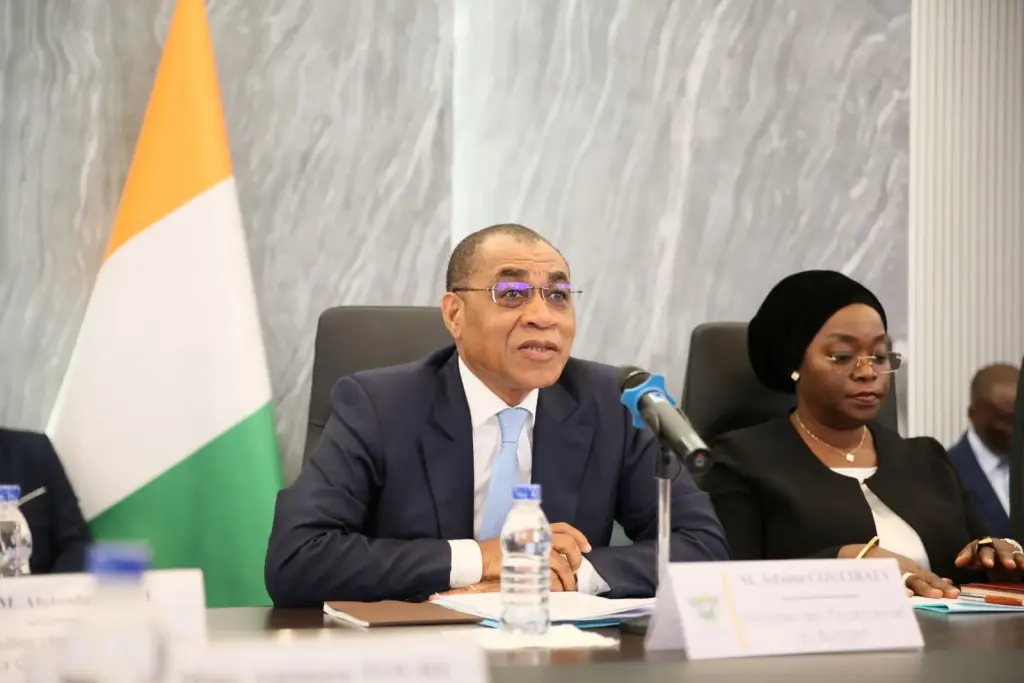 Adama Coulibaly, ministre ivoirien de l’Économie, des Finances et du Budget