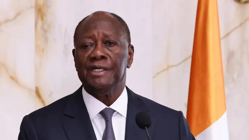 Alassane Ouattara, président de la Côte d’Ivoire