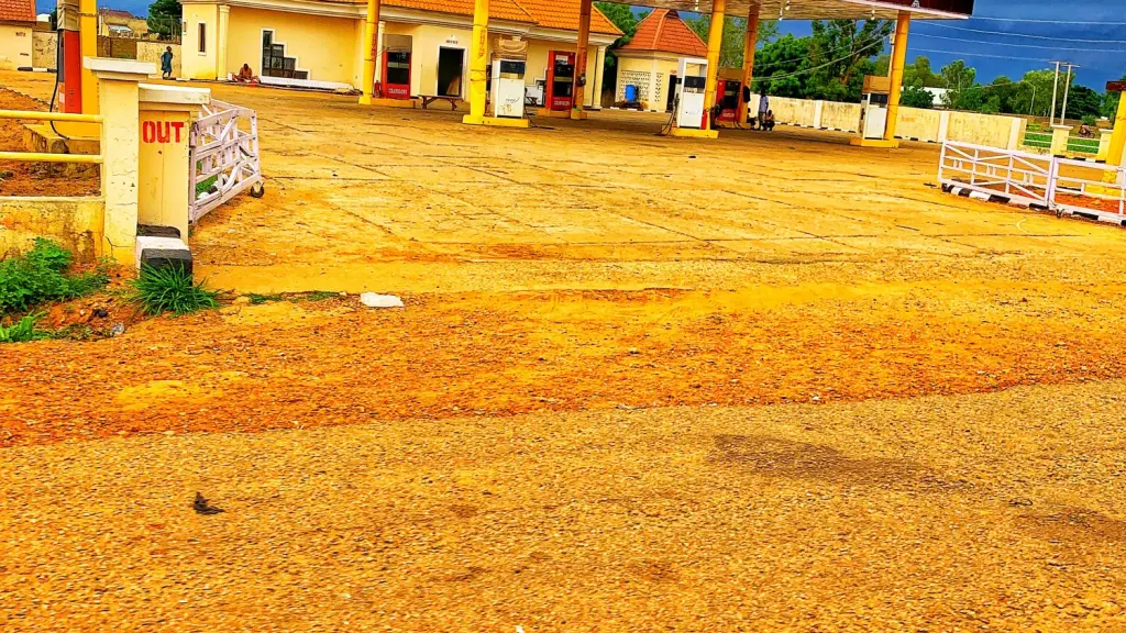 Pompes d’une station-service