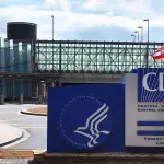 Entrée du siège du CDC à Atlanta aux États-Unis