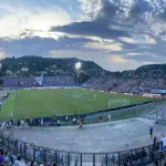 Le stade Giuseppe Sinigaglia de Como pendant un match