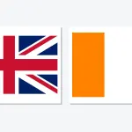 Drapeaux de la Côte d’Ivoire et du Royaume-Uni