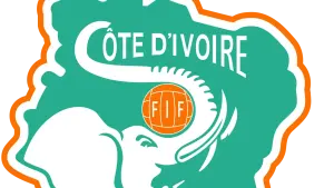 Emblème de la Fédération ivoirienne de football pour illustrer les Éléphanteaux U17