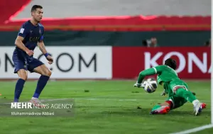 Cristiano Ronaldo sous le maillot d’Al-Nassr lors d’un match en 2023