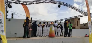 Passage de la flamme olympique des JOJ Dakar 2026 à Diamniadio