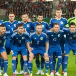 Edin Džeko avec la Bosnie-Herzégovine