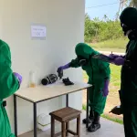 Exercice de réponse à un incident chimique organisé par l’OIAC en Côte d’Ivoire en avril 2025