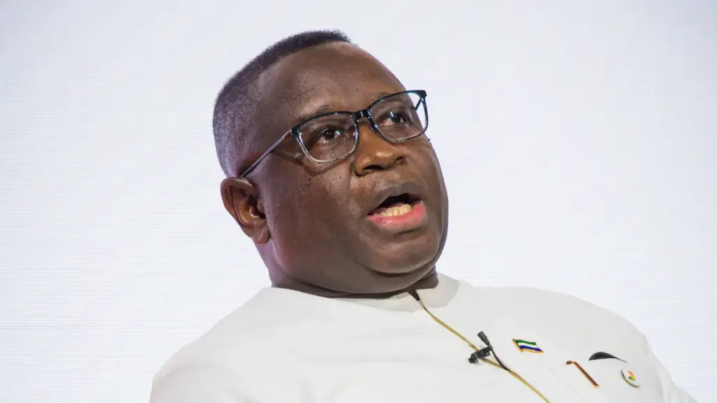 Julius Maada Bio, président de la Sierra Leone