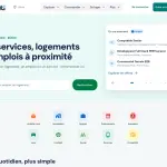 Page d’accueil de Nati et ses rubriques de services, immobilier, emploi et loisirs