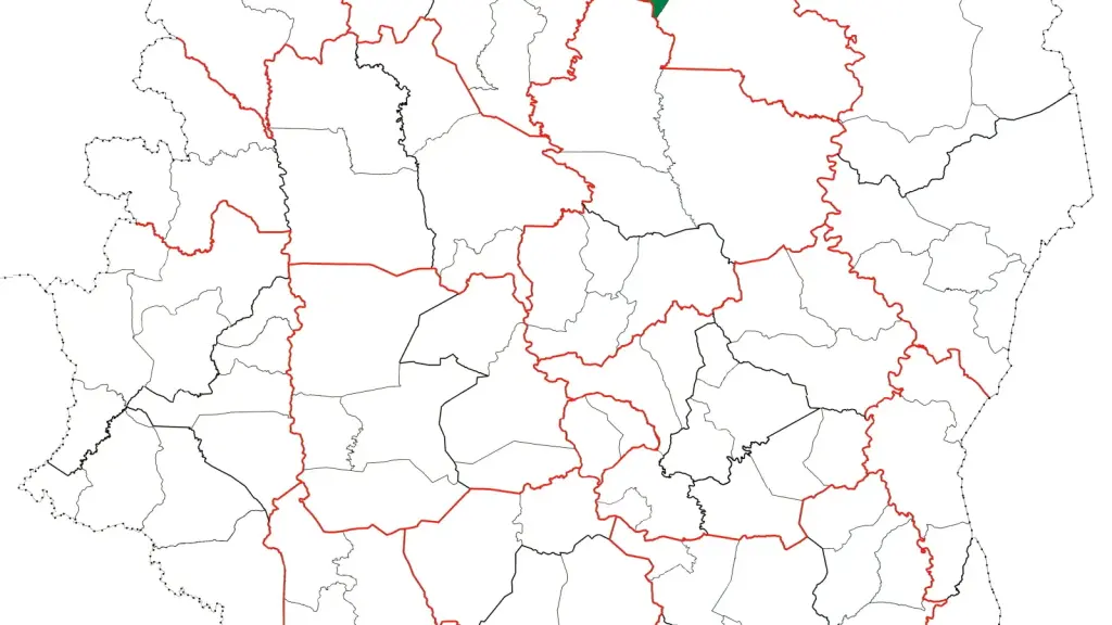 Carte localisant le département de Ferkessédougou dans le nord de la Côte d’Ivoire