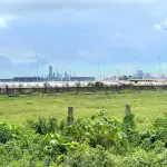 Vue de la raffinerie Dangote à Lagos au Nigeria