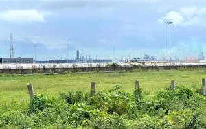 Vue de la raffinerie Dangote à Lagos au Nigeria