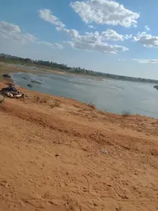 Vue de la rivière Galana à Shakahola au Kenya