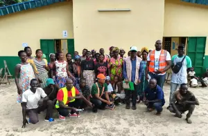 Bénéficiaires des sites de transformation du manioc dans le N’Zi
