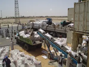 Aide alimentaire destinée au Darfour transitant par Port-Soudan