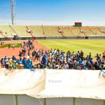 Vue intérieure du stade du 4-Août à Ouagadougou