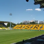 Tribune du stade Marcel-Deflandre à La Rochelle