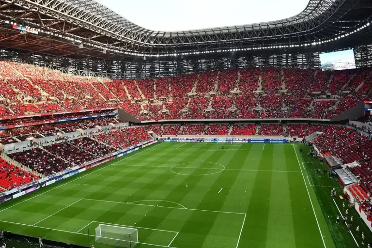 Vue du stade Prince Moulay Abdellah à Rabat