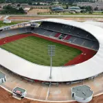 Vue aérienne du stade Charles-Konan-Banny de Yamoussoukro