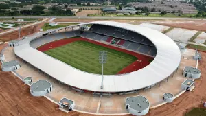 Vue aérienne du stade Charles-Konan-Banny de Yamoussoukro